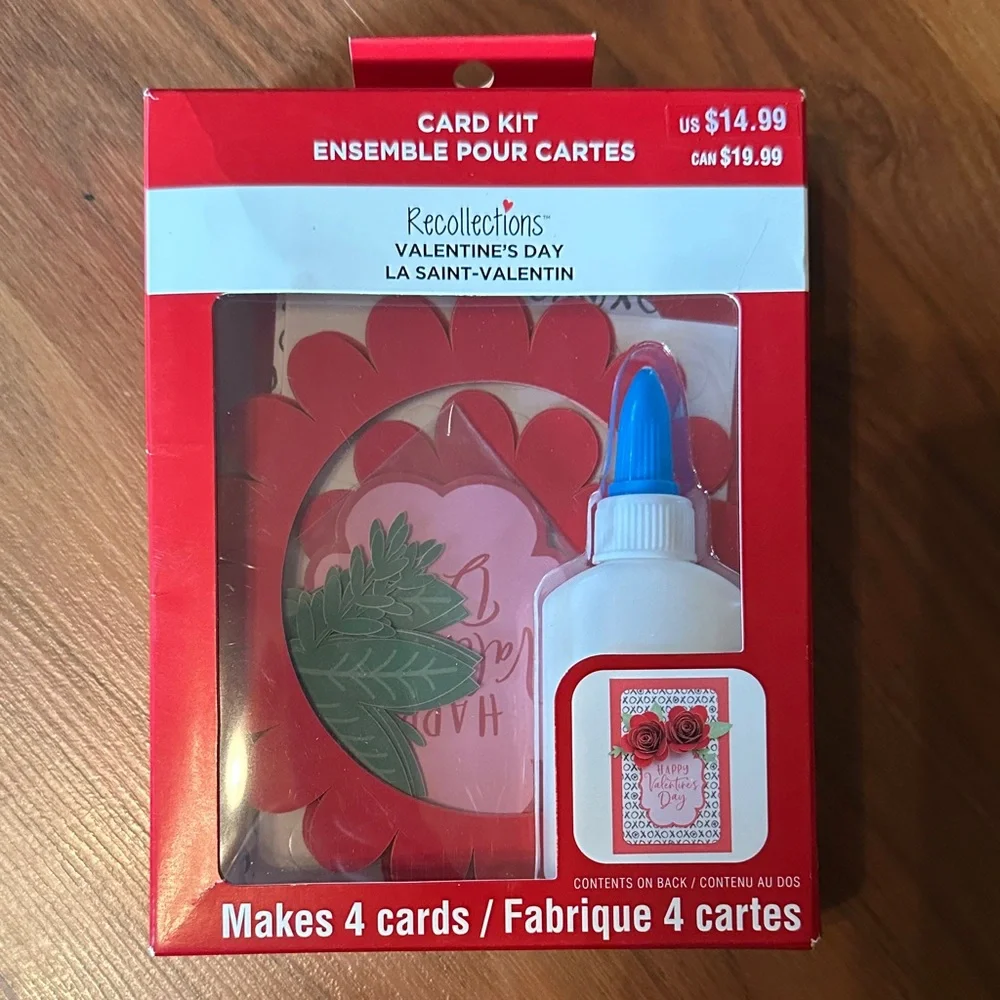Recollections Red Heart Party Card Set Big Lot of Valentines Goods